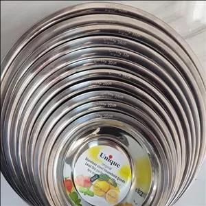 آبکش و لگن یونیک حک شده 22 پارچه استیل مبلمونسرا مدل 289236