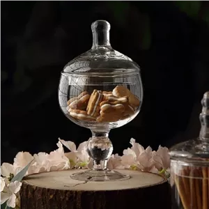کندی باکس شیشه ای درب دار استفاده برای شکلات و تنقلات مدل33-4 مبلمونسرا مدل 296742 