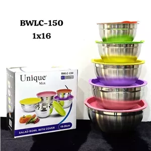 کاسه استیل درب رنگی مارک یونیک اصل مبلمونسرا مدل 289514