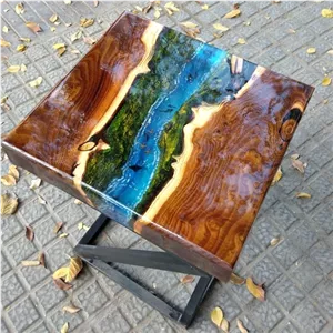 میز عسلی میز جلو مبلی میز چوب رزین میز سه بعدی میز سه بعدی میز رزین چوب میز رزینی مبلمونسرا مدل 221644