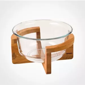 کاسه سرو پایه چوبی 3 لیتر لیمون کد 2166 مبلمونسرا مدل 288485