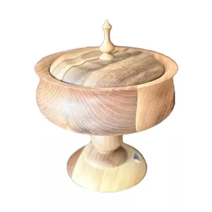 شکلات خوری پایه دار چوب گردو مبلمونسرا مدل 295549 