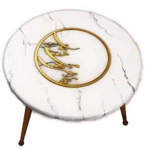 میز رزینی سفید مبلمونسرا مدل 224796