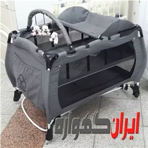 تخت و پارک 4 کاره کاپرا رنگ طوسی اسپرت مبلمونسرا مدل 229115