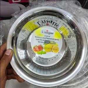 آبکش و لگن استیل یونیک سایز 22 مبلمونسرا مدل 288854