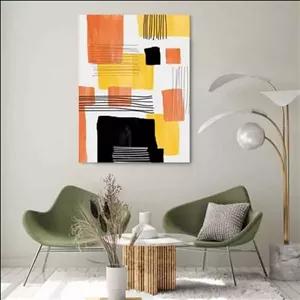 تابلو بوم چاپی لاویا طرح مینیمال رنگی کد LAV-2319 مبلمونسرا مدل 268191