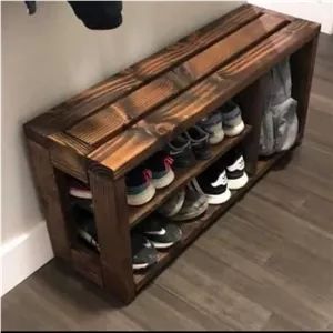 جاکفشی چوبی شیک مبلمونسرا مدل 230399