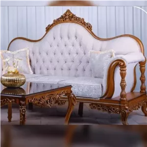 مبل سلطنتی تخت جمشید 9نفره و 7نفره،چوب گردو مبلمونسرا مدل 213778