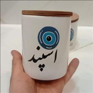 جای اسپند در دو طرح سرامیکی در چوبی مبلمونسرا مدل 294931 