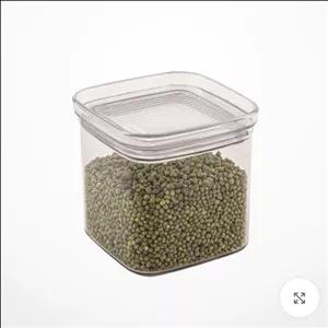 بانکه رویال درب شفاف چهارگوش سایز کوچک لیمون مبلمونسرا مدل 295003