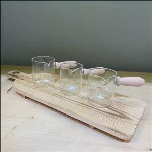 ست سس خوری سه تیکه پذیرایی پیرکس مبلمونسرا مدل 275968