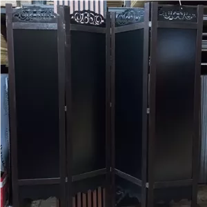 پاراوان پارتیشن ساده مشکی عرض 45 مبلمونسرا مدل 229886