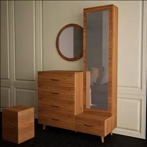 میز آرایش مدل TA-051 تمام ام دی اف بدون آینه مبلمونسرا مدل 220923