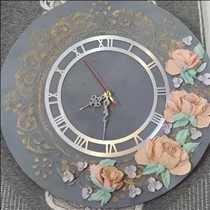 ساعت دیواری چوبی استاکو مبلمونسرا مدل 237161