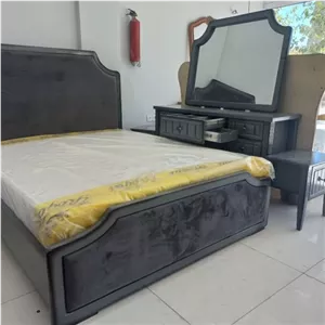 سرویس خواب کامل دونفره کلاسیک مدل ثنا با متریال MDF مبلمونسرا مدل 227642