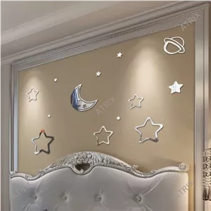 آینه مدل ماه و ستاره کد MD762 مبلمونسرا مدل 262948
