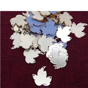 آینه دوختنی،طرح برگ،جنس مولتی استایل،دردو رنگ طلایی و نقره ای،بسته 40 تایی،سایز 25 میلیمتر مبلمونسرا مدل 263562