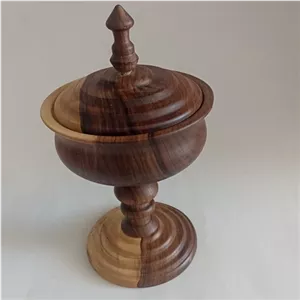 شکلات خوری چوبی با چوب گردو مبلمونسرا مدل 296472 