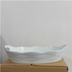 تابه بیضی سزار چینی لمون موجی سزار مرخ خوری و پذیرایی مبلمونسرا مدل 269905