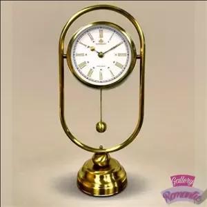 ساعت رومیزی-دکوری فلزی شوبرت کد 6031 طلایی-سیلور موتور ارامگرد تایوانی مبلمونسرا مدل 238493