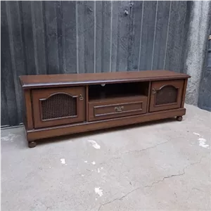 میز تلویزیون مدل گنبدی فروش بصورت نقد و اقساط چوب راش گرجستان بسیار شیک و زیبا مبلمونسرا مدل 220194