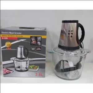 خردکن 3.8 لیتری الکتریک کاسه پیرکس مدل A 206 Stainless Steel Electric Meat Grinder مبلمونسرا مدل 292525