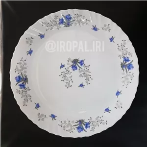 دیس گرد تخت آرکوپال پارس اپال رومانتیک کد120طرح120 آرکوپال گل آبی مبلمونسرا مدل 269854