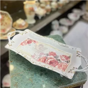 رولت خوری لمونژ گل رز مبلمونسرا مدل 271098 