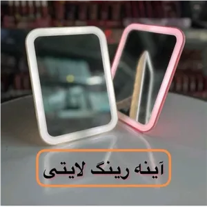 اینه رینگ لایت دار فانتزی مبلمونسرا مدل 264329