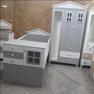 تخت و کمد نوزاد مبلمونسرا مدل 232385