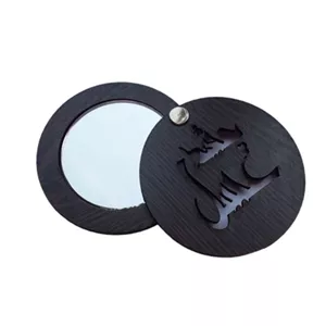 آینه جیبی مدل چوبی طرح چشم عسل کد MIR001 مبلمونسرا مدل 262854