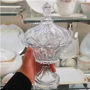 شکلات خوری پایه دار بلور نوری تازه ویلا مبلمونسرا مدل 296504 