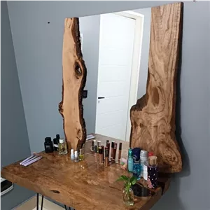 اینه چوبی روستیک نیم ایستاده مبلمونسرا مدل 263546