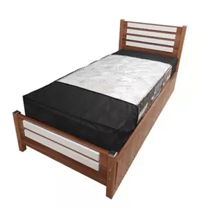 تخت خواب یک نفره مدل سناتور بدون کشو بدون تشک بدون کفی مبلمونسرا مدل 227823