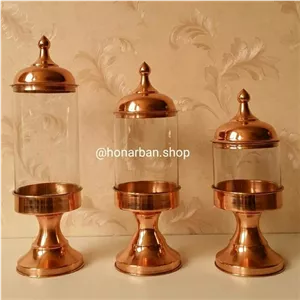 کندی باکس سه تایی مسی مدل پایه دار و نانو شده مبلمونسرا مدل 296670