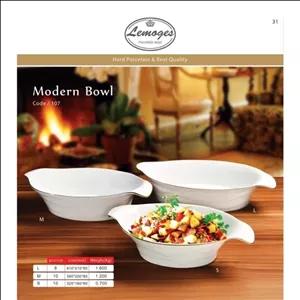 کشکول مدرن لمون سایز متوسط کاسه لمون 107m کشکول چینی لب طلا کاسه چینی لب طلا کشکول لمون مبلمونسرا مدل 272100