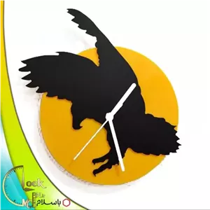 ساعت دیواری طرح عقاب کد 157 مبلمونسرا مدل 237912