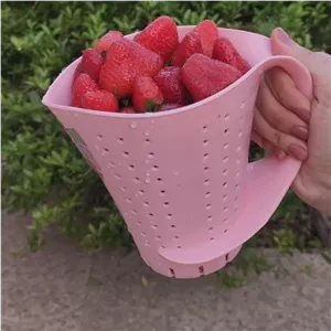 پارچ آبکش دار بسیار کاربردی و خوش دست برای شستن میوه. برنج.... رنگ صورتی. سفید. طوسی مبلمونسرا مدل 290069