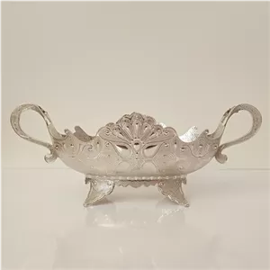 کشکول طرحدار نقره ای رنگ نانو شده برند سنا با کیفیت عالی مبلمونسرا مدل 278521