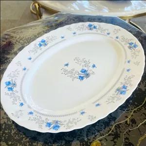 دیس بیضی کوچک آرکوپال گل آبی بسته2عددی مبلمونسرا مدل 270691