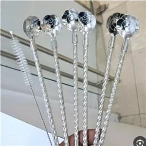 نی شربت خوری استیل مبلمونسرا مدل 279120