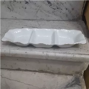 اردو خوری سه خانه لب طلایی مبلمونسرا مدل 269867 