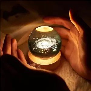 گوی کریستال 3D طرح کهکشان راه شیری قطرگوی 10 سانت مبلمونسرا مدل 232785