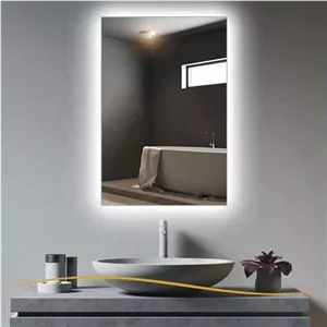آینه بکلایت تارادکور مدل بکلایت ساده مستطیل، مبلمونسرا مدل 266025