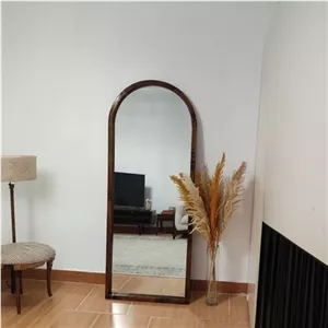 آینه گنبدی ساده نورال با فریم چوبی 80 در 180 ارسال درب منزل مبلمونسرا مدل 261951