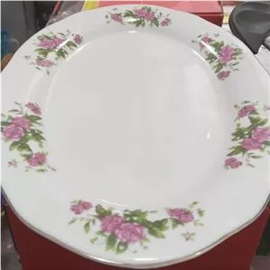 دیس چینی گل قرمز لب طلای اصل قدیمی 1عدد ارسال رایگان باکیفیت خارجی پنج ستاره چینی مبلمونسرا مدل 269797
