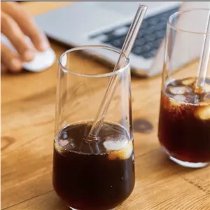 نی شربت شیشه ای ضخیم بسته 6 عددی مبلمونسرا مدل 279035