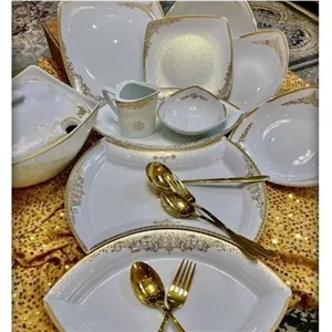 سرویس چینی پردیس دنیا طلایی مبلمونسرا مدل 288679