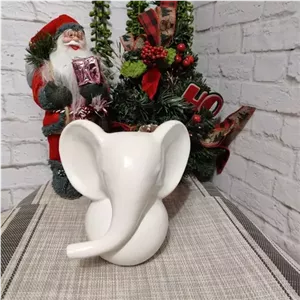مجسمه فیل سرامیک مبلمونسرا مدل 252409