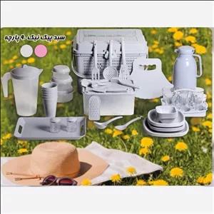 سبد پیک نیک 90پارچه کاربردی مبلمونسرا مدل 292008